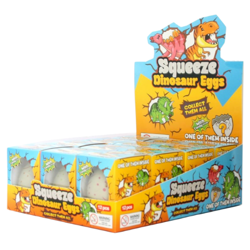 Daffy'S Squeeze Dino Eggs 12X5G dimarkcash&carry