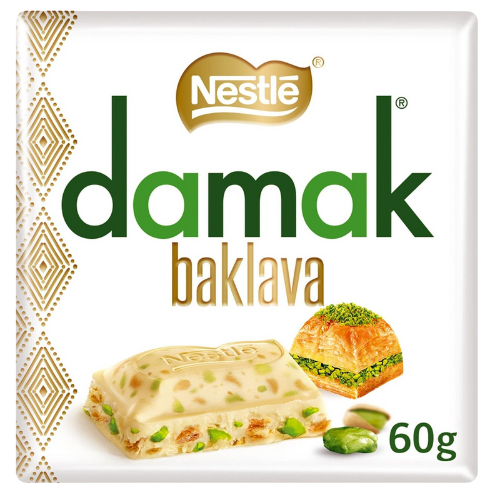 Damak Baklava Chocolate Bar 6X60G