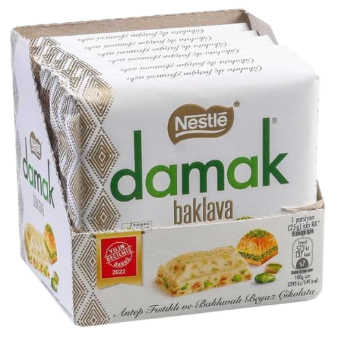 Damak Baklava Chocolate Bar 6X60G