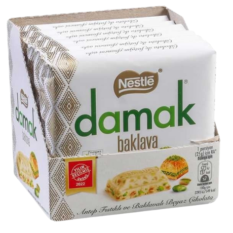 Damak Baklava Chocolate Bar 6X60G