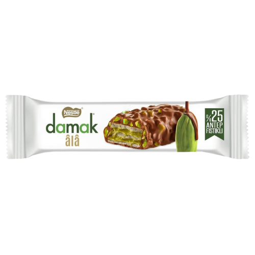 Damak Pistachios Chocolate Wafer 12X30G