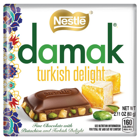 Damak Turkish Delight Chocolate Bar 6X60G dimarkcash&carry