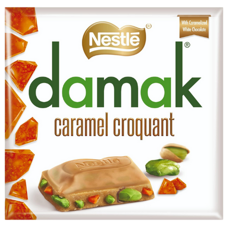 Damak Caramel Croquant Chocolate Bar 6X60g dimarkcash&carry