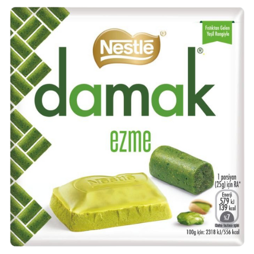 Damak Ezme Pistachıo Cream Chocolate Bar 6X55G