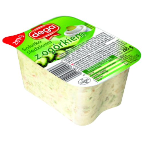 Dega Herring Salad With Cucumber - 5X250G dimarkcash&carry