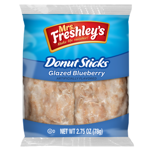 Mrs Freshley Blueberry Glazed Donut Sticks 12X78G 2Pack dimarkcash&carry