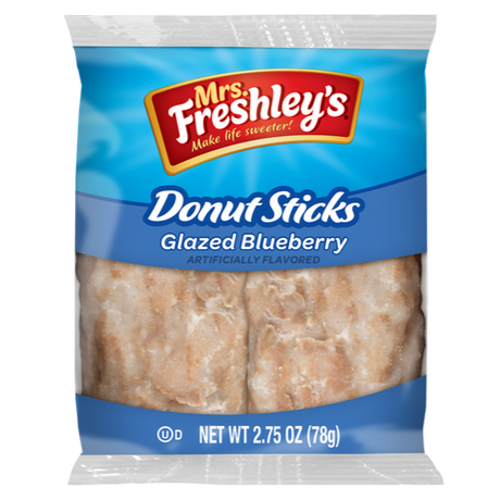 Mrs Freshley Blueberry Glazed Donut Sticks 12X78G 2Pack dimarkcash&carry