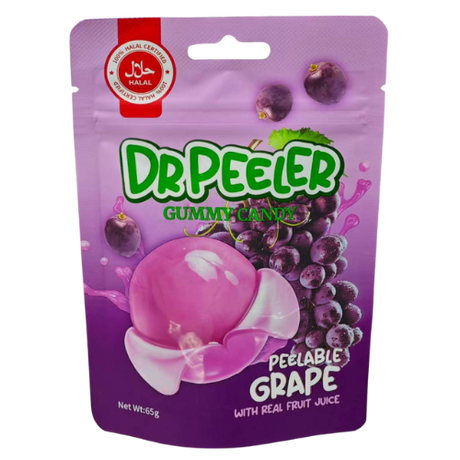 Dr Peeler Gummy Grape Candy (Halal) 12X65G dimarkcash&carry