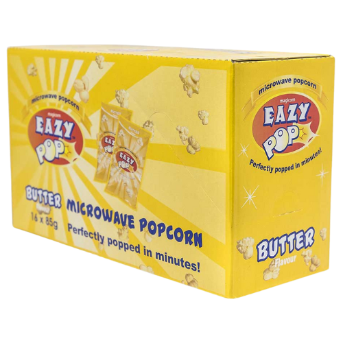 Eazy Pop Corn -Butter 16X85G dimarkcash&carry