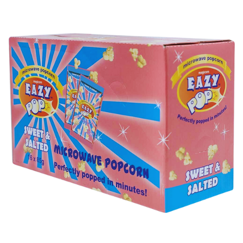 Eazy Pop Corn - Sweet&Salted 16X85G dimarkcash&carry