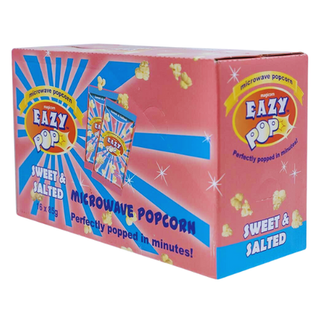 Eazy Pop Corn - Sweet&Salted 16X85G dimarkcash&carry