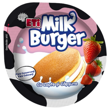 Eti Milk Burger *Strawberry* 12x35g dimarkcash&carry