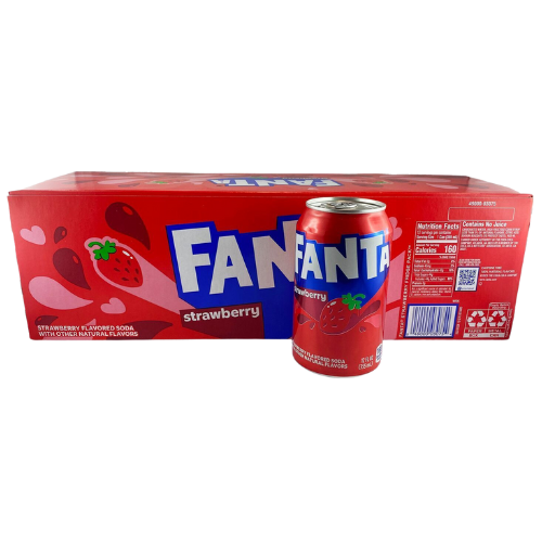 Fanta Strawberry Soda Can  12X355Ml dimarkcash&carry