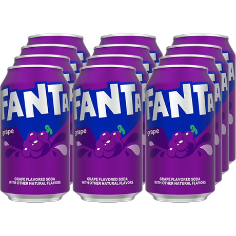 Fanta Grape Soda Can 12X355Ml dimarkcash&carry