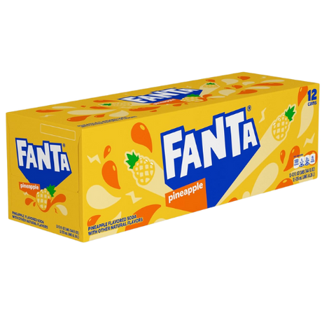 Fanta Pineapple Soda Can 12X355Ml dimarkcash&carry