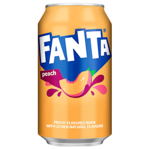 Fanta Peach Soda Can 12X355Ml dimarkcash&carry