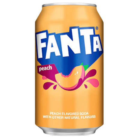 Fanta Peach Soda Can 12X355Ml dimarkcash&carry