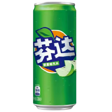 Fanta Green Apple Soda Can 12X330Ml dimarkcash&carry