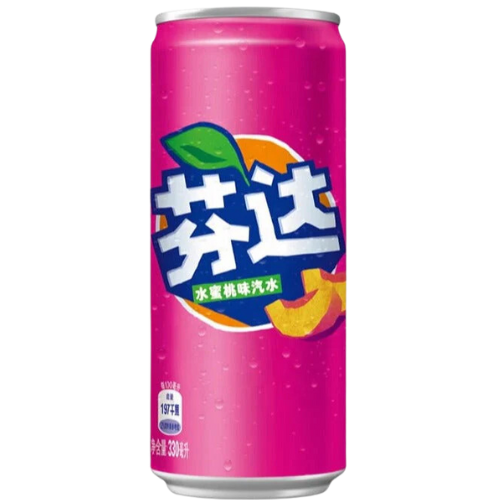 Fanta Chinese Peach Can 12X330Ml