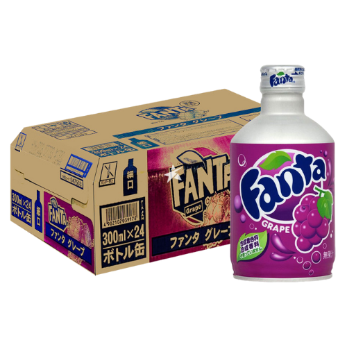 Fanta Metal Bottle Grape 24x300ml dimarkcash&carry