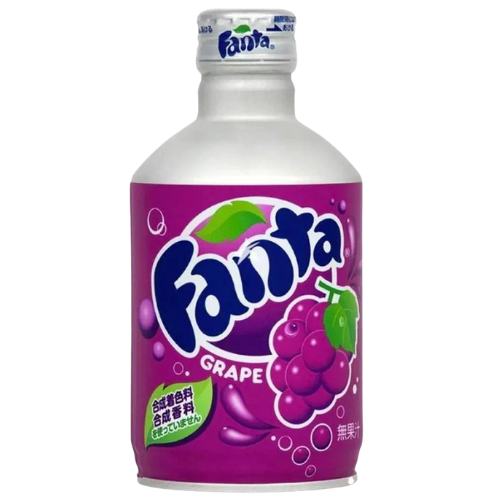 Fanta Metal Bottle Grape 24x300ml dimarkcash&carry