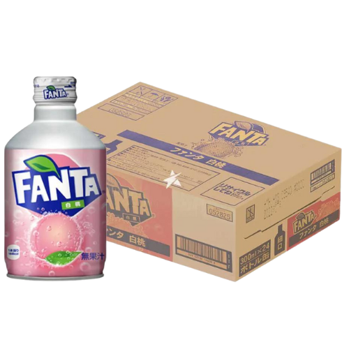 Fanta Metal Bottle Peach 24x300ml dimarkcash&carry