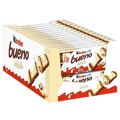 Kinder Bueno White Chocolate 30X39G dimarkcash&carry