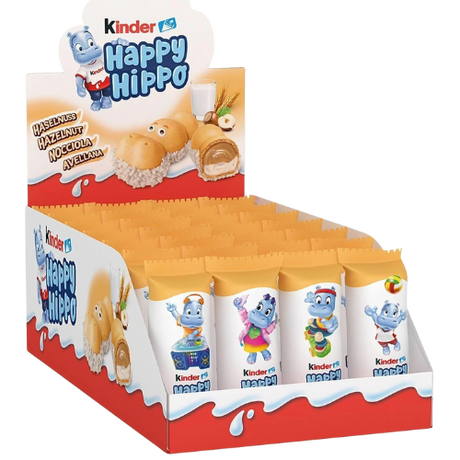 Kinder Happy Hippo Hazelnut 28X20.7G dimarkcash&carry