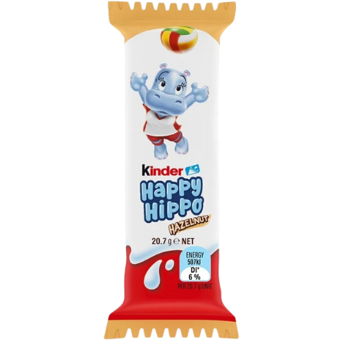 Kinder Happy Hippo Hazelnut 28X20.7G dimarkcash&carry