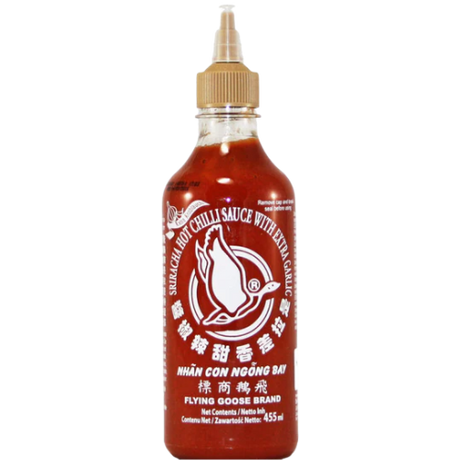 Flying Goose Sriracha Chilli Sauce Extra Garlic 6X455Ml