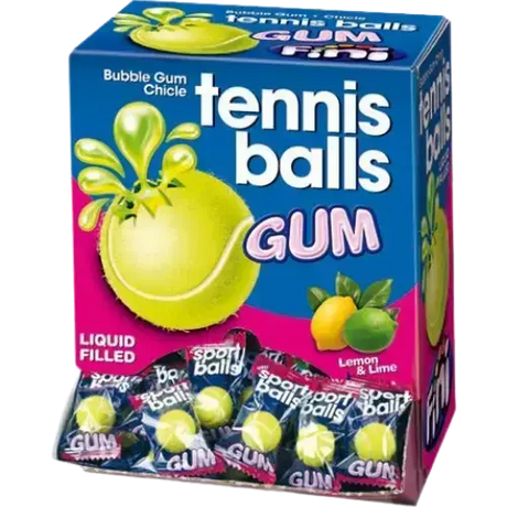 Fini Tennis Ball Bubble Gum 200X6G