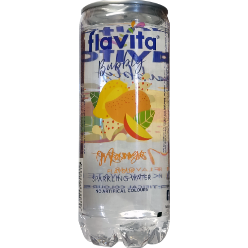 Flavita Bubbly Mango Can 24X300Ml