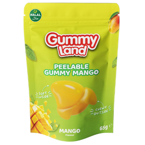 Gummy Land Peelable Gummy Mango (Halal) 12X65G dimarkcash&carry