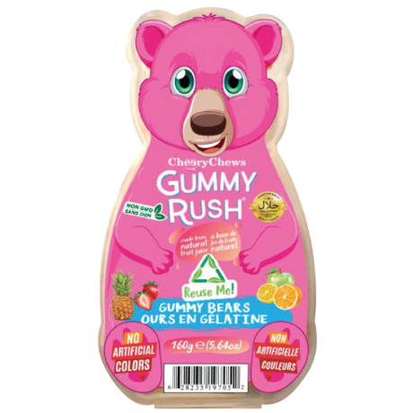 Gummy Rush Bear Tubs Gummy Bear 24X160G dimarkcash&carry