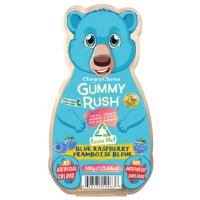 Gummy Rush Bear Tubs Blue Raspberry 24X160G dimarkcash&carry