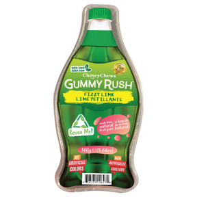 Gummy Rush Bottles Fizzy Lime 24X160G dimarkcash&carry