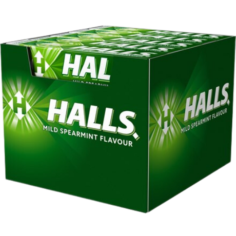 Halls Mild Spearmint 20X33.5G dimarkcash&carry