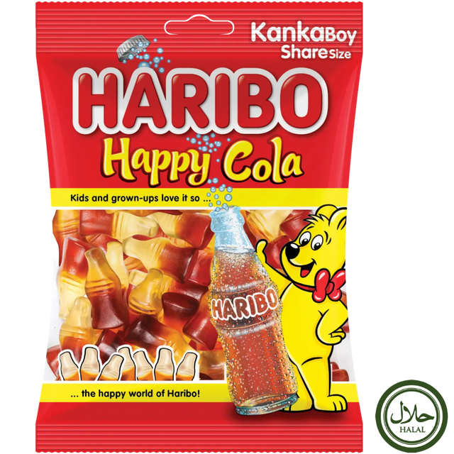 Haribo Halal Happy Cola 30x80g