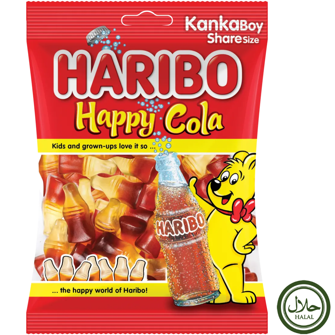 Haribo Halal Happy Cola 30x80g