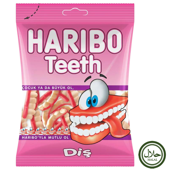 Haribo Halal Teeth 24x80g