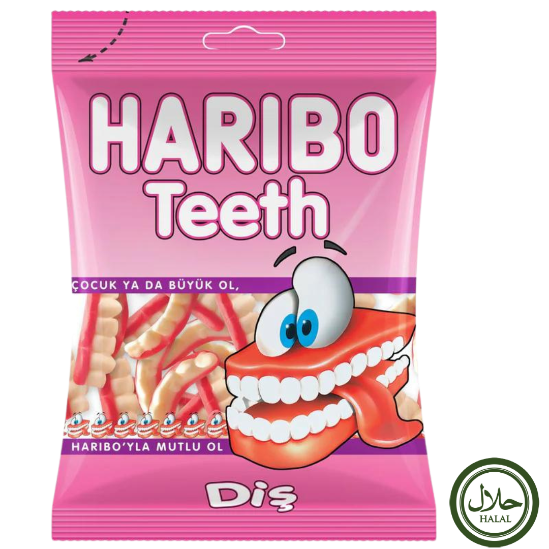 Haribo Halal Teeth 24x80g