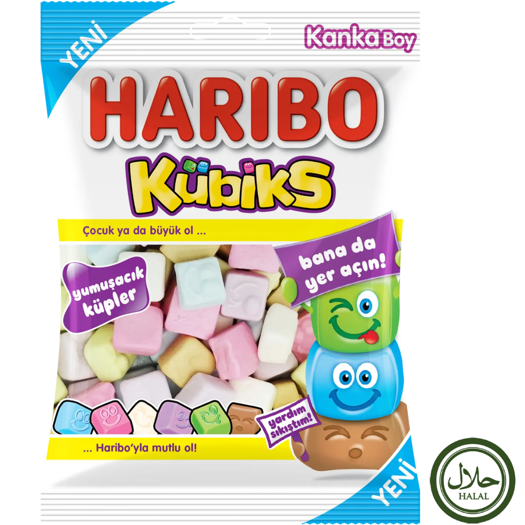 Haribo Halal Kubiks 24x80g