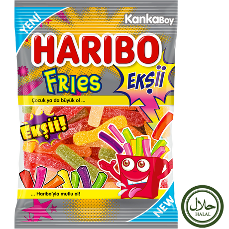 Haribo Fizz Fries 24X70G