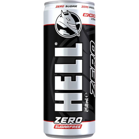 Hell Energy Drink Zero Sugarfree Pm .79P 24X250Ml dimarkcash&carry