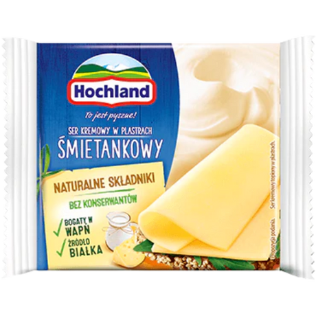 Hochland Cheese Slices Cream 10X130G dimarkcash&carry