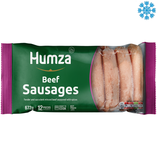 Humza Beef Sausages 10X684G dimarkcash&carry
