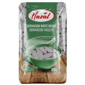 Hazal (218) Dermason White Beans 6X500g dimarkcash&carry