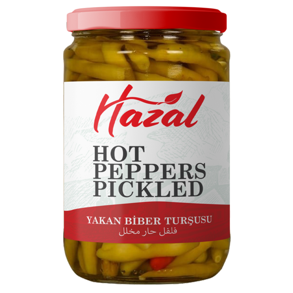 Hazal Hot Pepper Pickles 6x720cc dimarkcash&carry