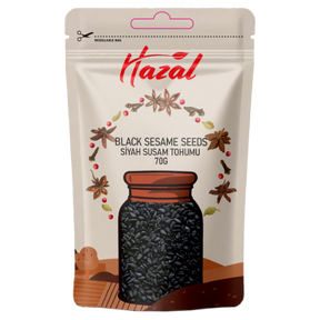 Hazal (505) Black Sesame Seeds 8X70G dimarkcash&carry