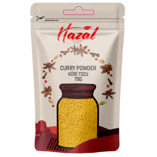 Hazal (522) Curry Powder 8X70G dimarkcash&carry